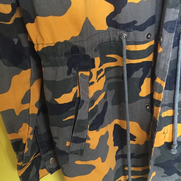Fashion Nova Camo Trench Jacket - Picture 5 of 8